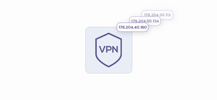 VPN changing IP addresses