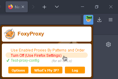 firefox foxyproxy