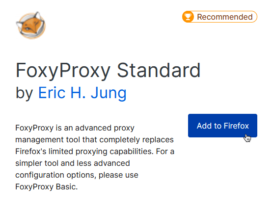 foxyproxy add on