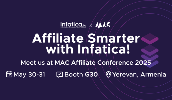 Meet Infatica at MAC Affiliate Conference 2025 in Yerevan