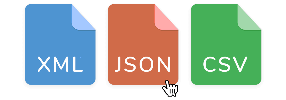 Different types of data formats