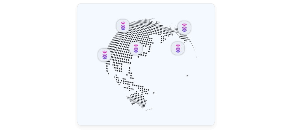 Digital globe covered by Infatica proxies
