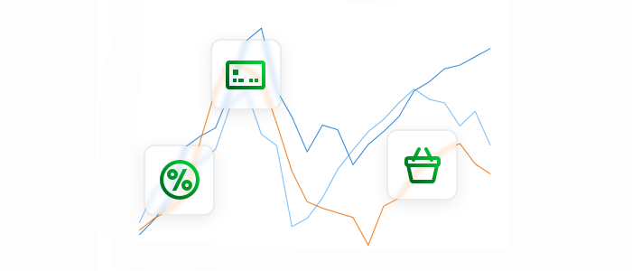 Real-time price changes on a graph