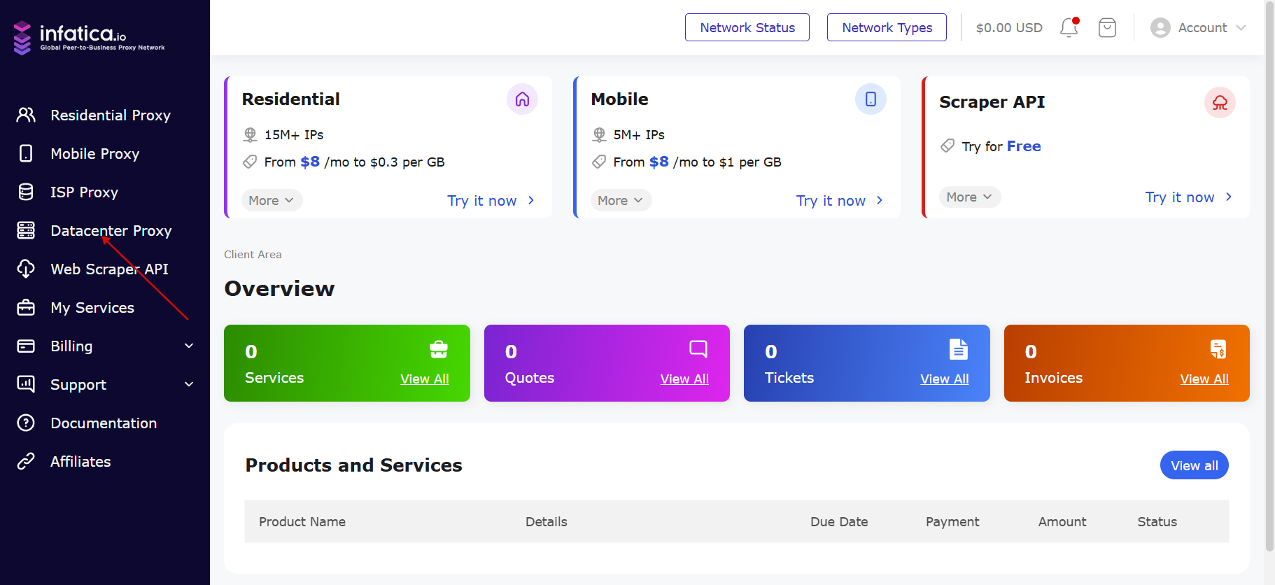 choose datacenter proxy